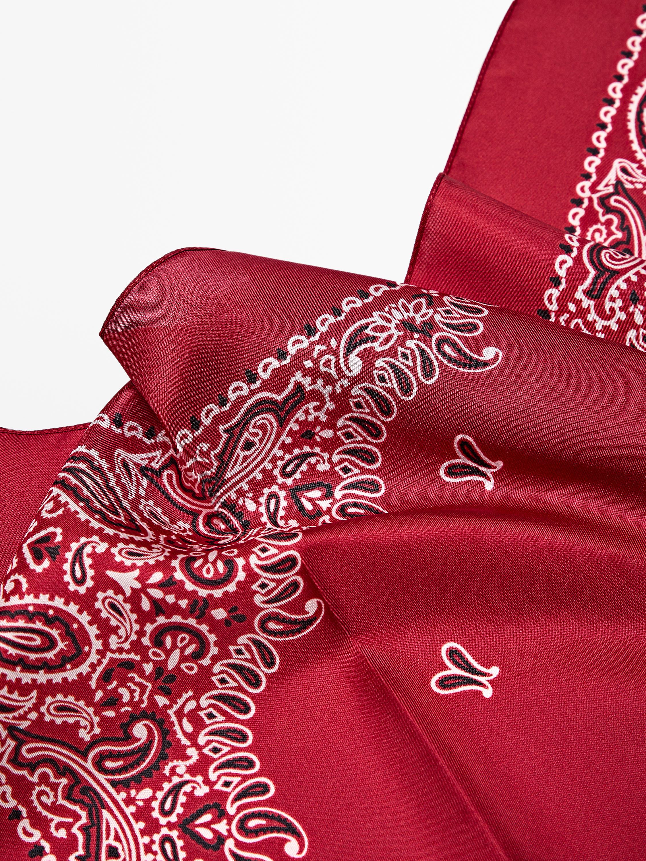 Foulard à imprimé cachemire